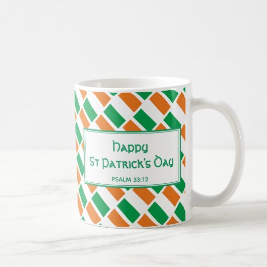 ST PATRICK'S DAY GEPERSONALISEERDE Christelijke IE Koffiemok (Rechts)