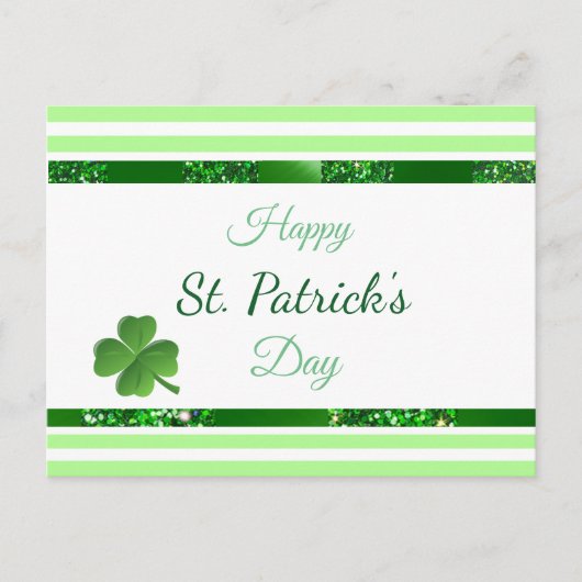 St Patrick's Day gepersonaliseerde postkaart (Voorkant)