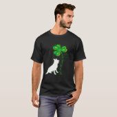 St Patricks Day German Shepherd My Lucky Charm T-shirt (Voorkant volledig)
