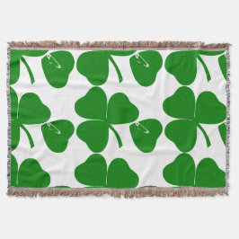 St Patrick's Day - Get Lucky 3+1 = 4 Deken