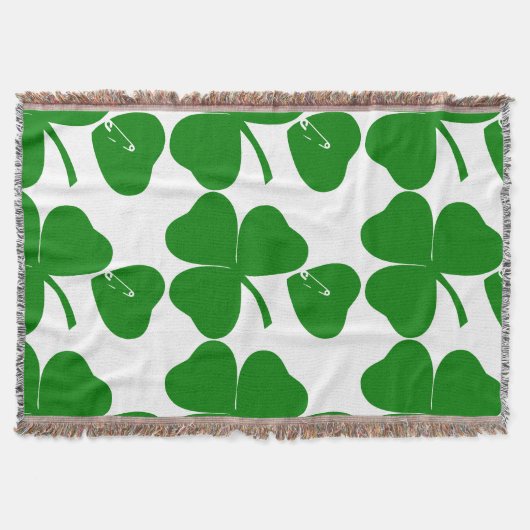 St Patrick's Day - Get Lucky 3+1 = 4 Deken (Voorkant)