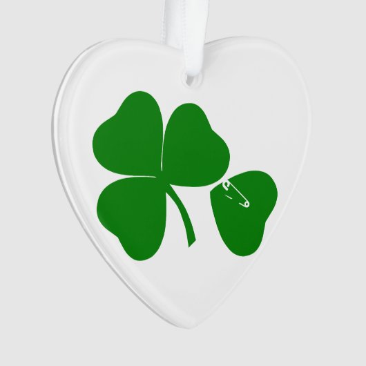 St Patrick's Day - Get Lucky 3+1 = 4 Ornament (voorkant)