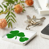 St Patrick's Day - Get Lucky 3+1 = 4 Sleutelhanger (Zijkant)