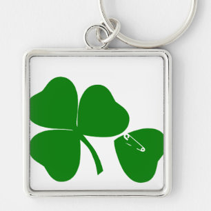 St Patrick's Day - Get Lucky 3+1 = 4 Sleutelhanger