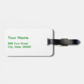 St Patrick's Day - Get Lucky 3 + 1 bladeren = 4 Bagagelabel (Achterkant horizontaal)