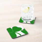 St Patrick's Day Get Lucky 3 en 1 bladeren 4 Coast Drankjes Onderzetter (Rechterzijde)