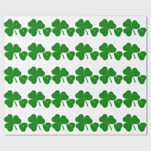 St Patrick's Day Get Lucky 3 en 1 Wrapping P Cadeaupapier (Vlak)