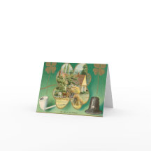  St. Patrick's Day gevouwen vakantie Kaart