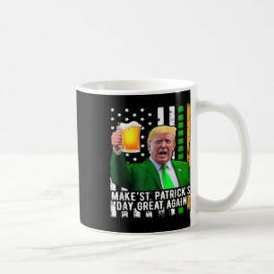 St Patrick's Day Geweldig weer Grappig Trump 1 Koffiemok