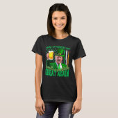 St Patrick's Day Geweldig weer Grappig Trump 3 T-shirt (Voorkant volledig)