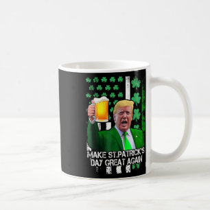St Patrick's Day geweldig weer grappige Trump met  Koffiemok