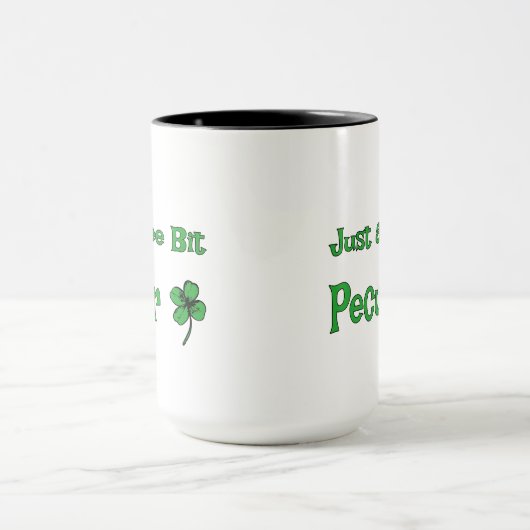 St. Patrick's Day, gewoon een Wee bit Peculiar Mok (Midden)