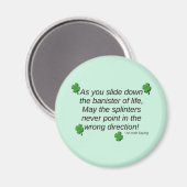 St. Patrick's Day Gezegde Magnet (Voorkant / Achterkant)