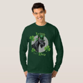 St. Patrick's Day Giant Schnauzer T-shirt (Voorkant volledig)