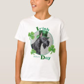 St. Patrick's Day Giant Schnauzer T-shirt (Voorkant)