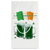 St. Patrick's Day Gift Bag Beer Klein Cadeauzakje (Achterkant)