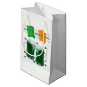 St. Patrick's Day Gift Bag Beer Klein Cadeauzakje (Voorkant Gekanteld)
