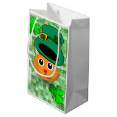 St. Patrick's Day Gift Bag Cat Klein Cadeauzakje (Achterkant Gekanteld)