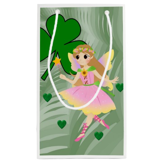 St. Patrick's Day Gift Bag Fairy Klein Cadeauzakje (Achterkant)