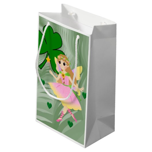 St. Patrick's Day Gift Bag Fairy Klein Cadeauzakje (Achterkant Gekanteld)