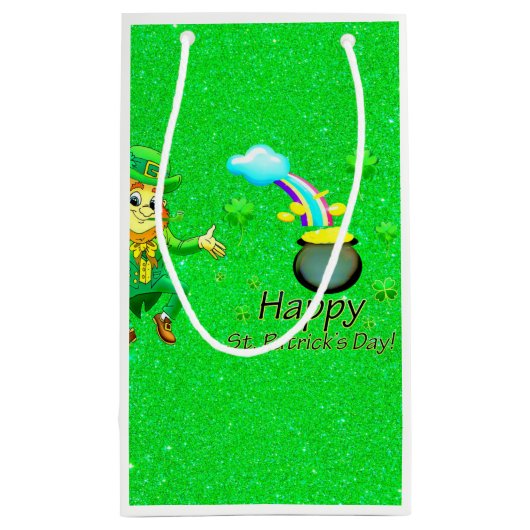 St. Patrick's Day Gift Bag Klein Cadeauzakje (Achterkant)