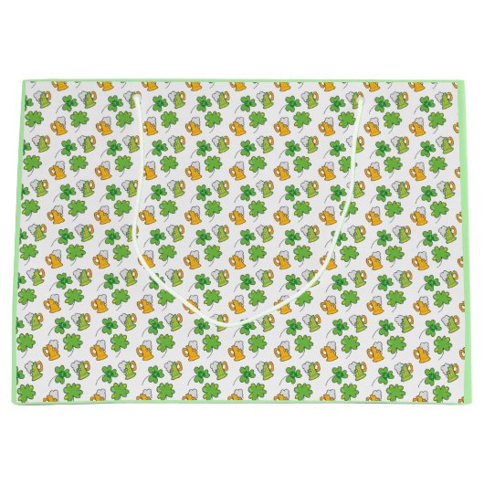 St. Patrick's Day Gift Bags Groot Cadeauzakje (Voorkant)