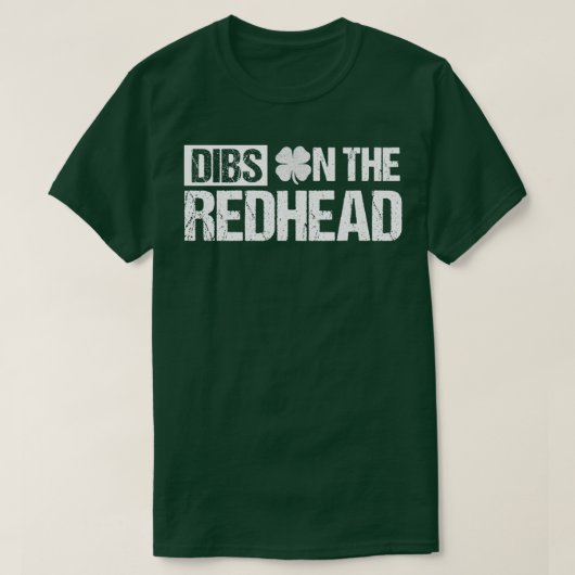 St Patricks Day Gift I Irish Party Redhead Quote 7 T-shirt (Design voorkant)