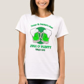 St Patrick's Day Gift Novelty JUGS O' PLENTY T-shirt (Voorkant)