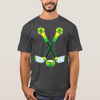 St. Patricks Day Gifts for Men Women Hockey T-shirt