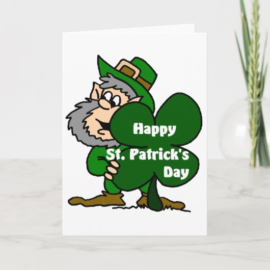 St. Patrick's Day Gifts Kaart (Voorkant)