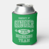 St Patrick's Day Ginger Drink team Blikjeskoeler (Blikje Voorkant)
