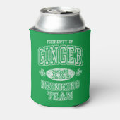 St Patrick's Day Ginger Drink team Blikjeskoeler (Blikje Achterkant)