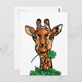 St. Patricks Day Giraffe Briefkaart (Voorkant / Achterkant)