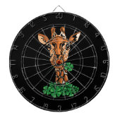 St. Patricks Day Giraffe Dartbord (Voorkant)