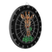 St. Patricks Day Giraffe Dartbord (Voorkant Links)