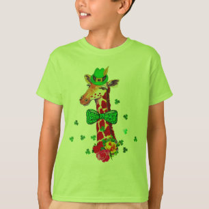 St. Patrick's Day Giraffe T-shirt