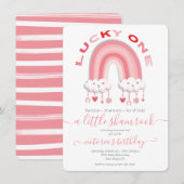 St. Patrick's Day Girl 1st Birthday Lucky One Kaart (Voorkant / Achterkant)