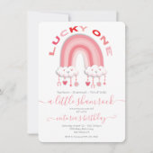 St. Patrick's Day Girl 1st Birthday Lucky One Kaart (Voorkant)