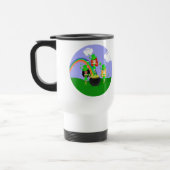 St Patrick's Day Girl Leprechauns Reisbeker (Links)