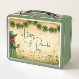 St. Patrick's Day Girl met Shamrocks