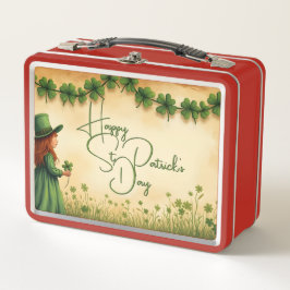 St. Patrick's Day Girl met Shamrocks