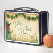 St. Patrick's Day Girl met Shamrocks (In situ)