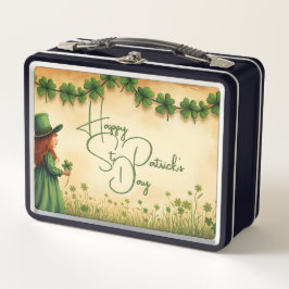 St. Patrick's Day Girl met Shamrocks