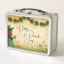 St. Patrick's Day Girl met Shamrocks