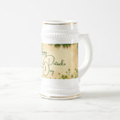 St. Patrick's Day Girl met Shamrocks Bierpul (Voorkant rechts)