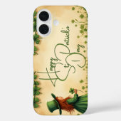 St. Patrick's Day Girl met Shamrocks Case-Mate iPhone Case (Achterkant)