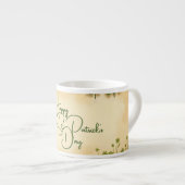 St. Patrick's Day Girl met Shamrocks Espresso Kop (Voorkant rechts)