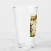 St. Patrick's Day Girl met Shamrocks Glas (Rechts)