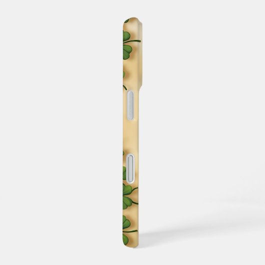 St. Patrick's Day Girl met Shamrocks iPhone 16 Hoesje (Rechterkant)