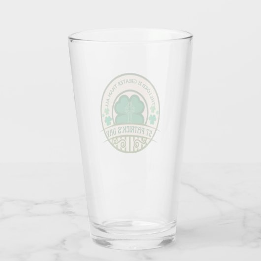 St Patrick's Day Glas (Achterkant)